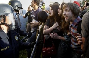 Photo of Occupy Cal police brutality