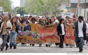 March of Oakland students