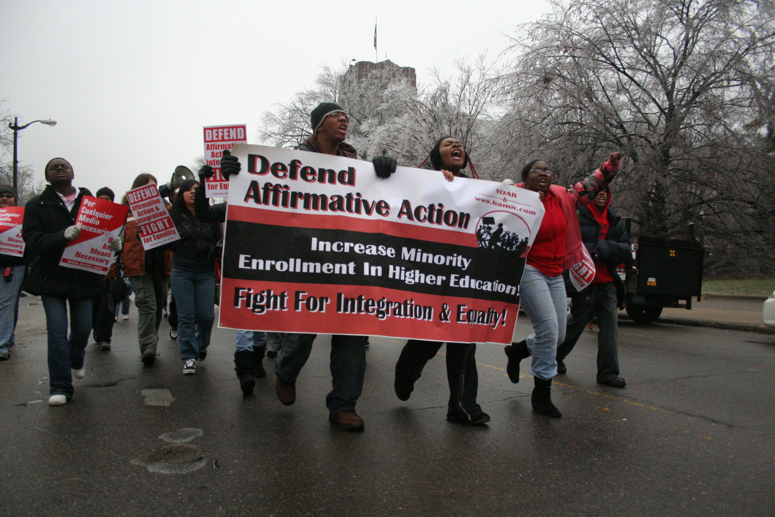 Photo Gallery: BAMN rally at UM for MLK Day 2013