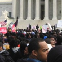 Video and pictures from BAMN contingent at April 10 Immigrant Rights March on Washington!